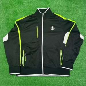 Polo by Ralph Lauren Black and Neon Green Performance Jacket